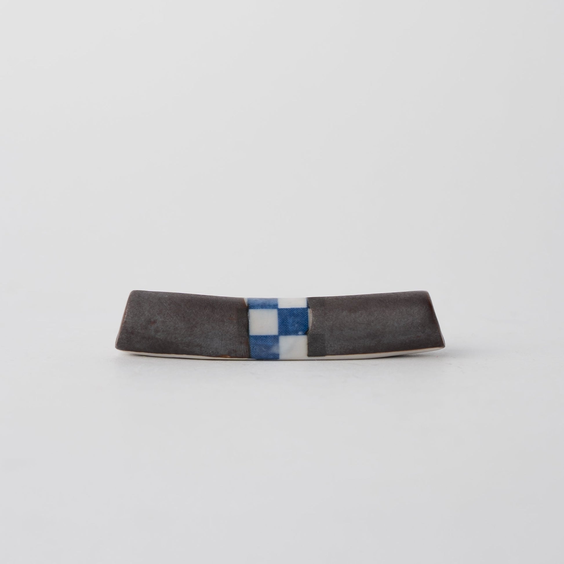 Chopstick Rest Cylinder Checker Black V637-C1678