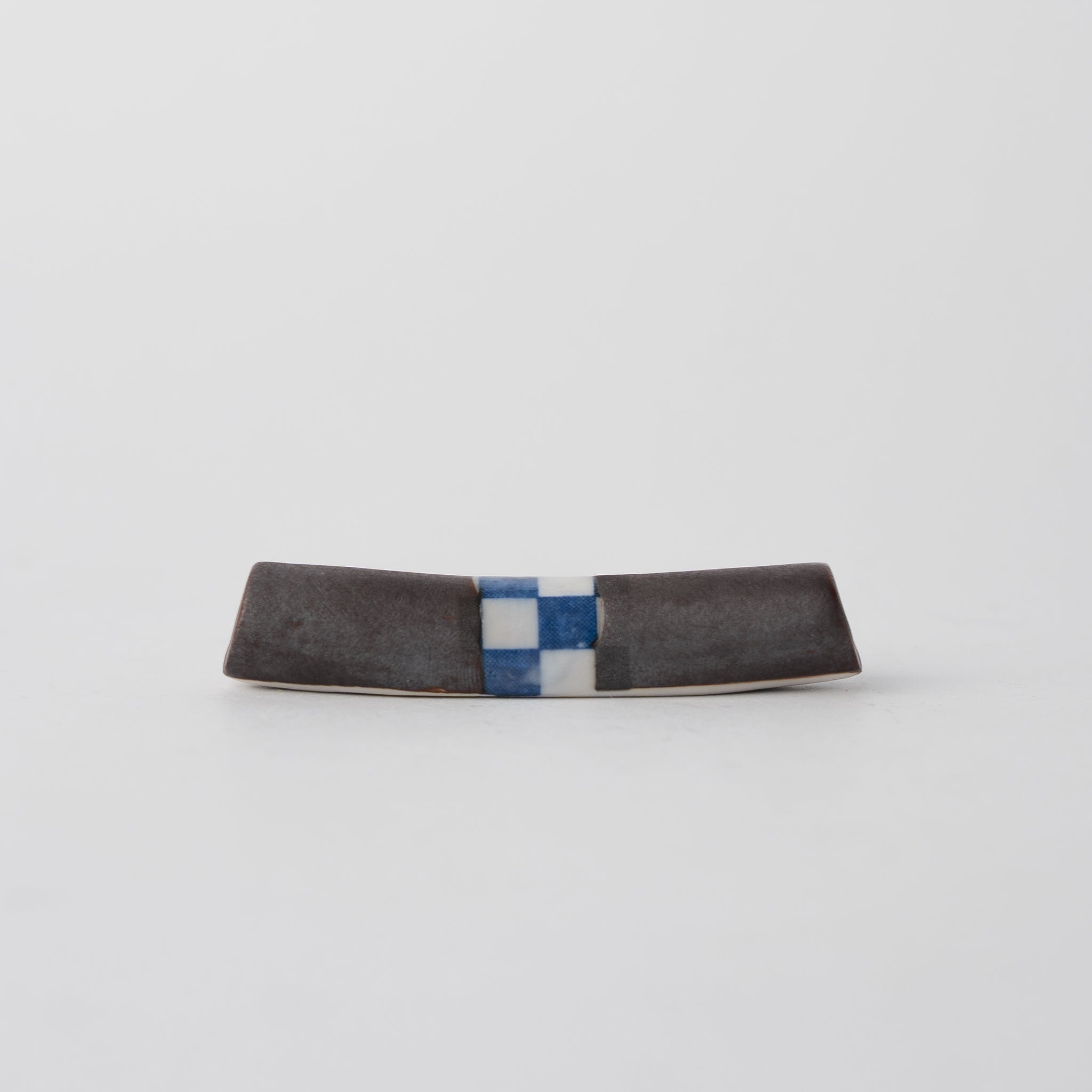 Chopstick Rest Cylinder Checker Black V637-C1678