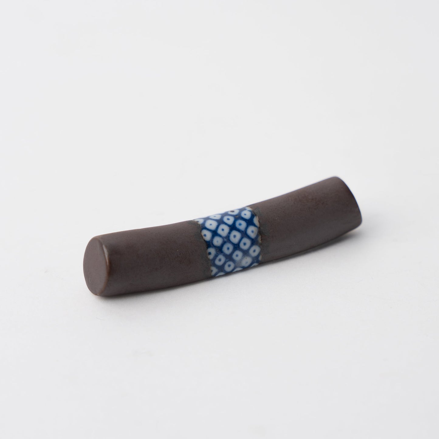 Chopstick Rest Cylinder Shibori Black V637-C1680
