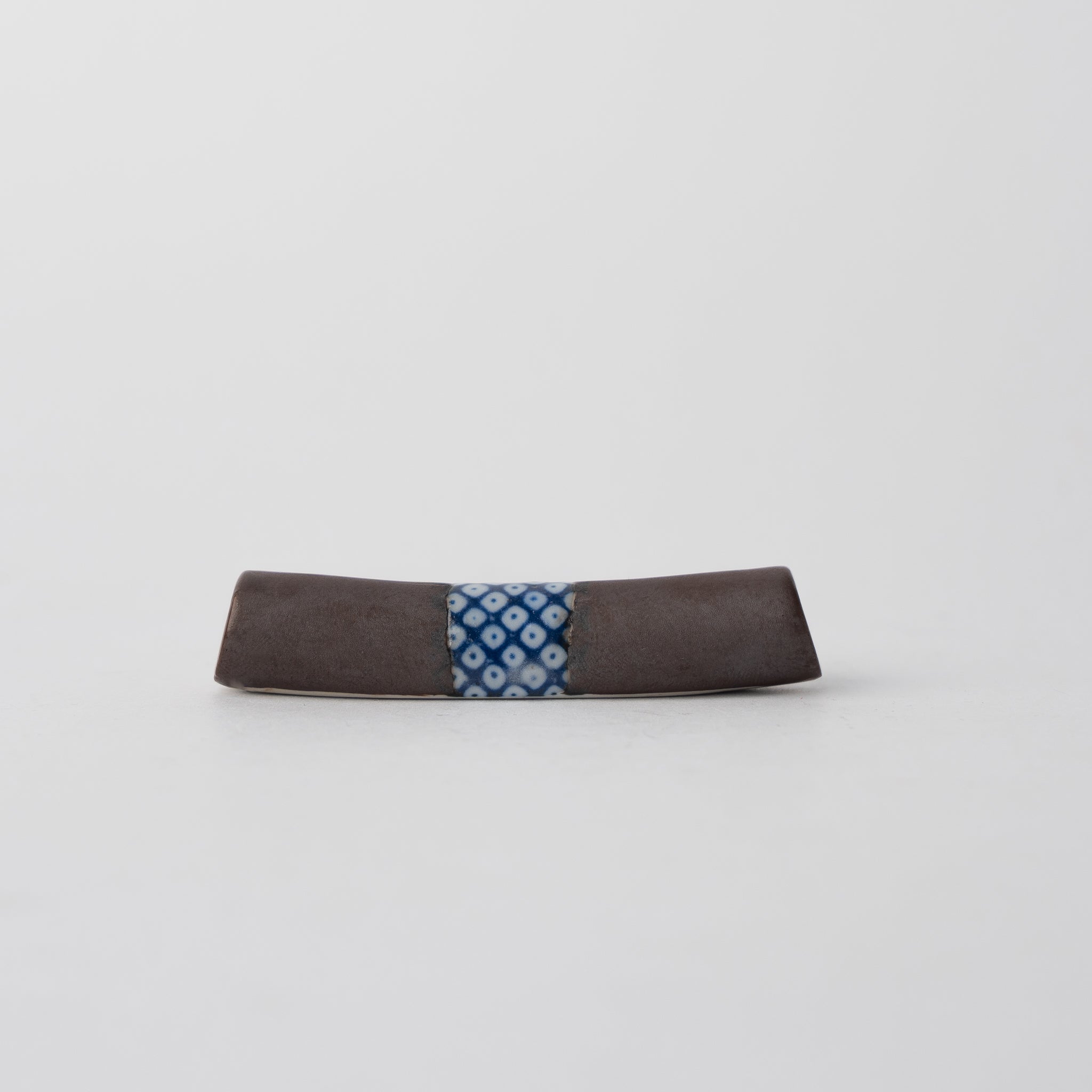 Chopstick Rest Cylinder Shibori Black V637-C1680