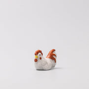 Chopstick Rest White and Red Rooster V637-C1690