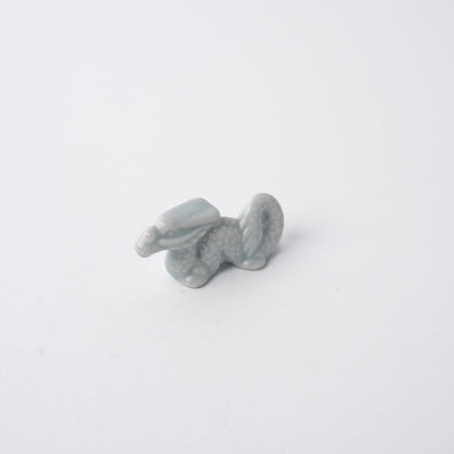 Chopstick Rest Ice Blue Dragon V637-C1696