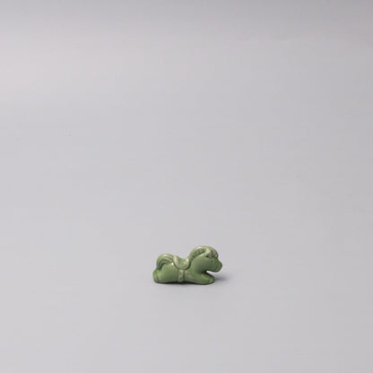 Chopstick Rest Green Horse V637-C1697