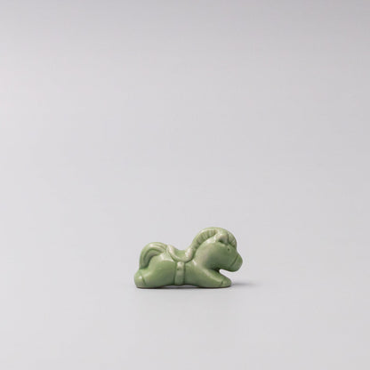Chopstick Rest Green Horse V637-C1697