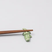Chopstick Rest Green Alligator V637-C1701