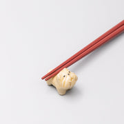 Chopstick Rest Beige Boxer Dog V637-C1702