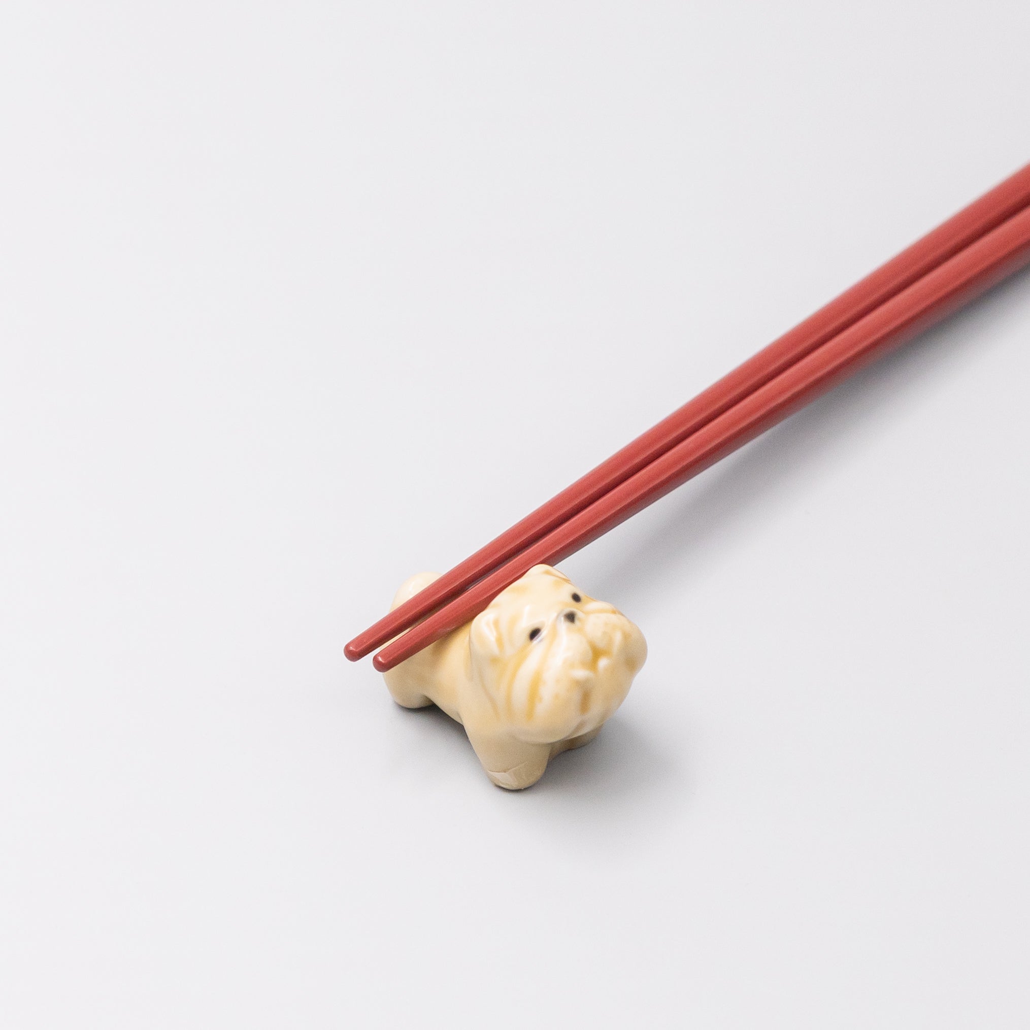 Chopstick Rest Beige Boxer Dog V637-C1702