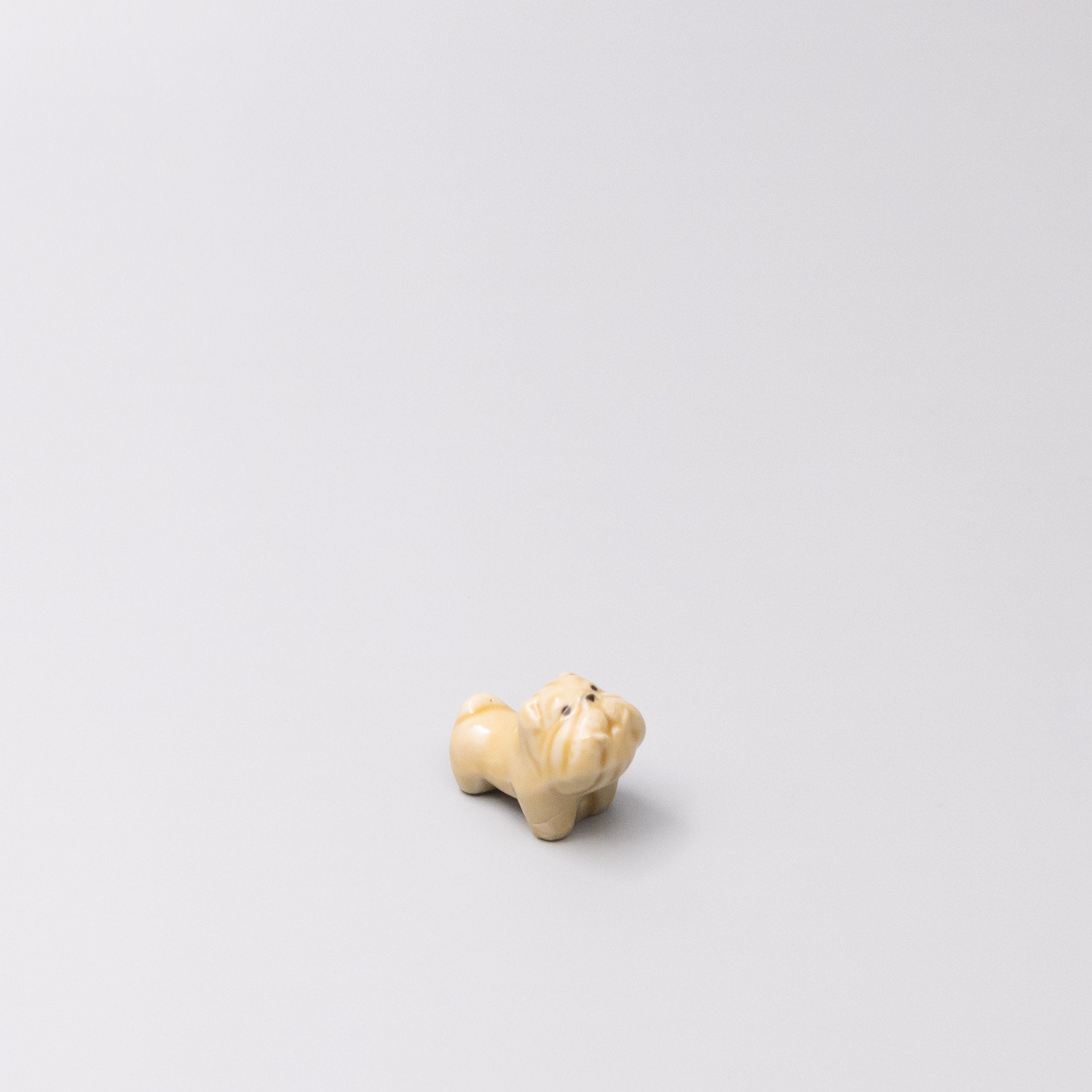 Chopstick Rest Beige Boxer Dog V637-C1702