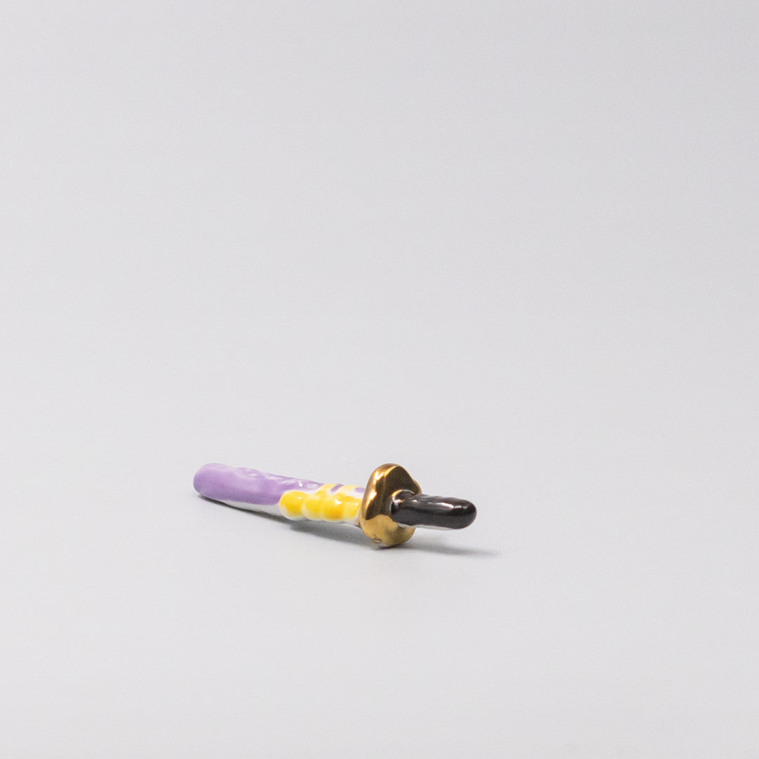 Chopstick Rest Purple Sword V637-C1705