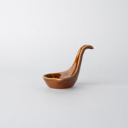 Upright Spoon 11cm Toffee Glaze V637-C1712