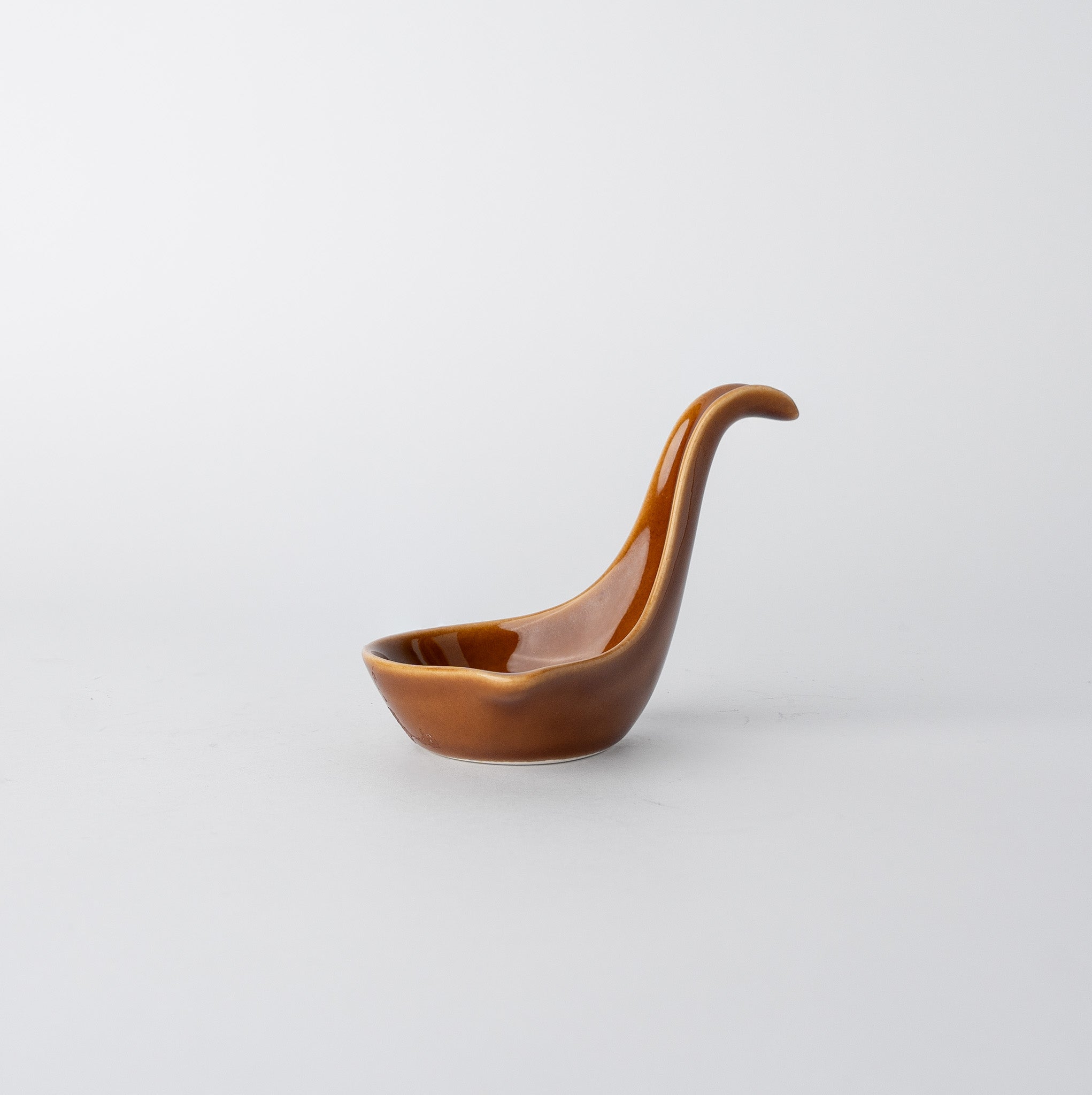 Upright Spoon 11cm Toffee Glaze V637-C1712