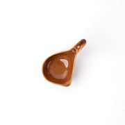 Upright Spoon 11cm Toffee Glaze V637-C1712