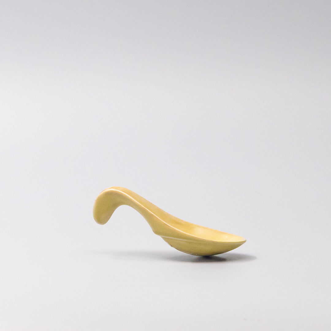 Tapas Spoon 12.5cm Ochre Glaze V637-C1715