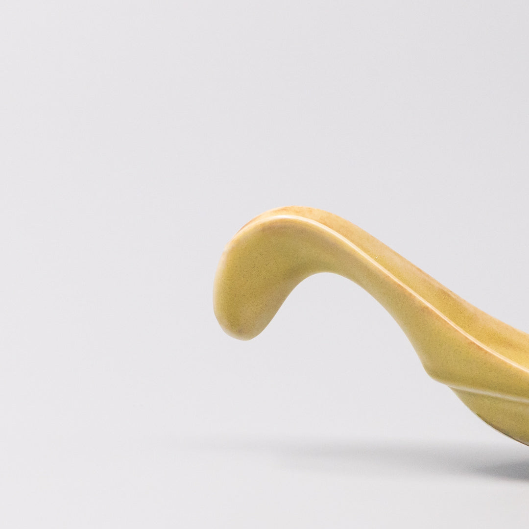 Tapas Spoon 12.5cm Ochre Glaze V637-C1715