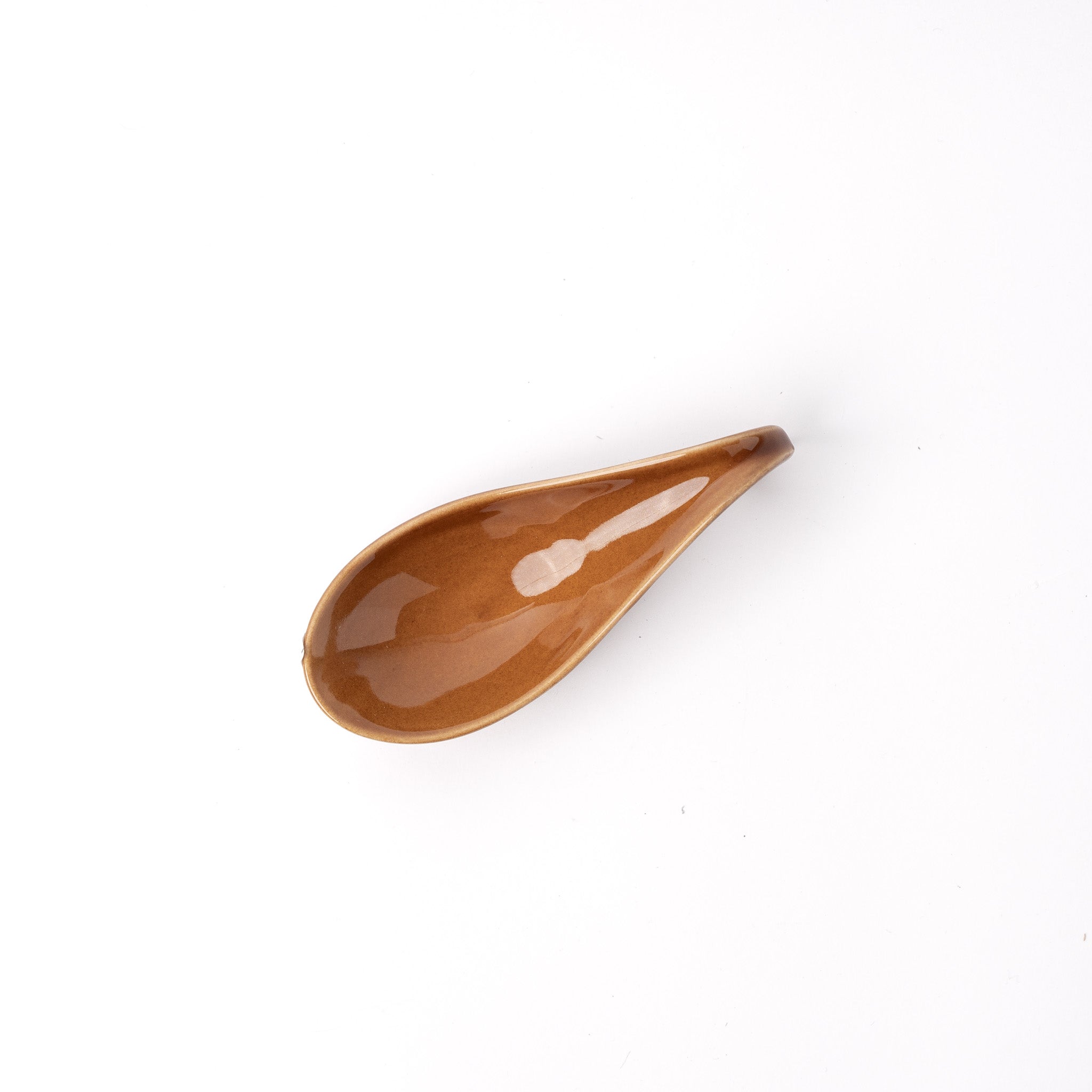 Tapas Spoon 12.5cm Toffee Glaze V637-C1716