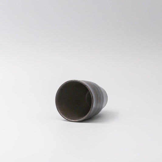 Sushi Mug 300ml Bright Blue Spiral On Black Design V637-C1740