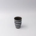 Sushi Mug 300ml Light Blue Spiral On Black Design V637-C1741