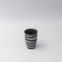 Sushi Mug 300ml Light Blue Spiral On Black Design V637-C1741