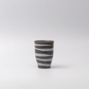Sushi Mug 300ml Light Blue Spiral On Black Design V637-C1741