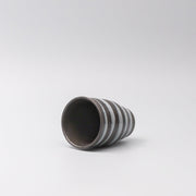 Sushi Mug 300ml Light Blue Spiral On Black Design V637-C1741
