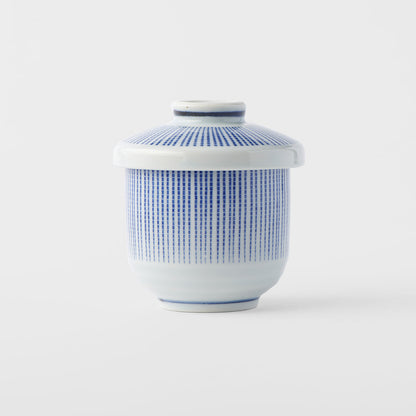 Cup Chawanmushi 150ml Blue Stripe Design V637-C1813
