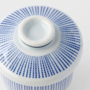 Cup Chawanmushi 150ml Blue Stripe Design V637-C1813