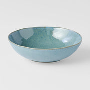 Bowl Oval 16cm Peacock Glaze V637-C1826