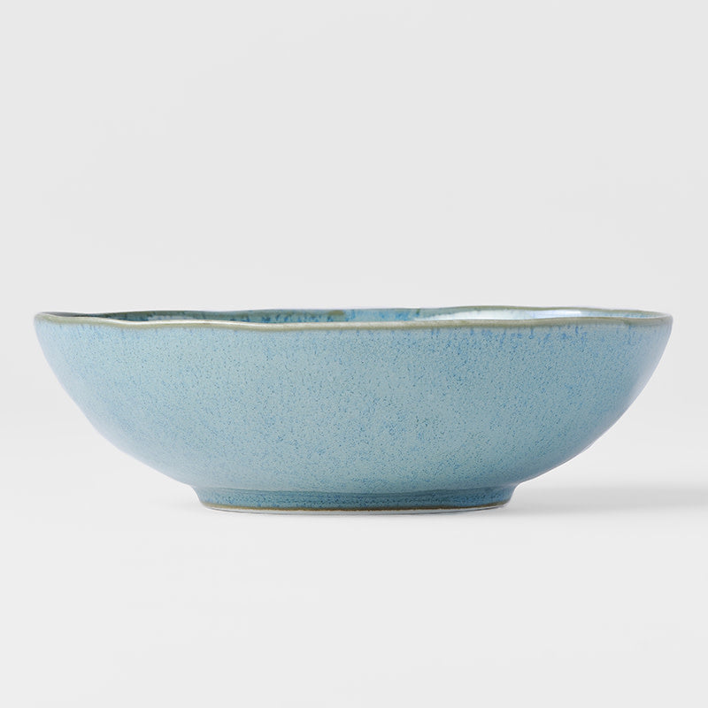 Bowl Oval 16cm Peacock Glaze V637-C1826