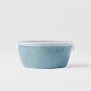 Bowl with Lid 13cm Peacock Glaze V637-C1831