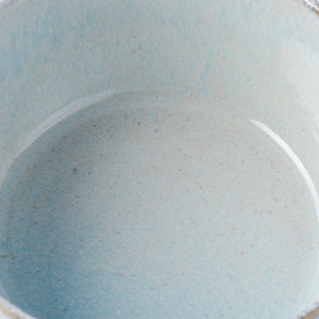 Bowl with Lid 13cm Steel Grey Glaze V637-C1832