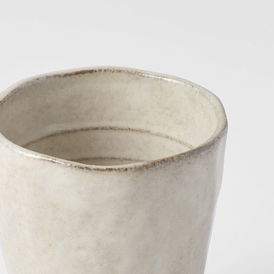 Lopsided Mug 275ml Fawn & Bisque Glaze V637-C1836