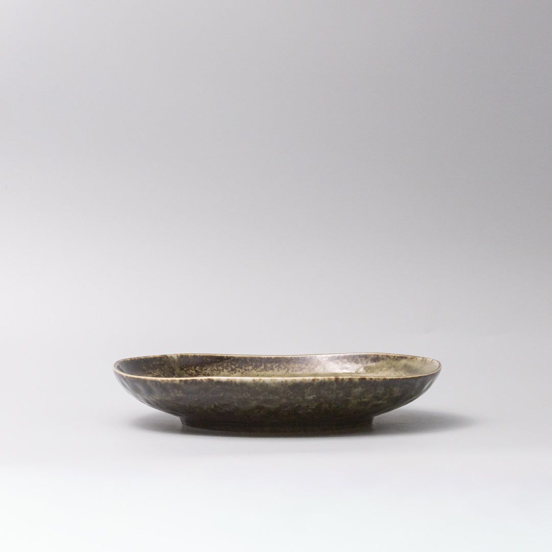 Organic Dinner Plate 23cm Sage Green Glaze V637-C1842