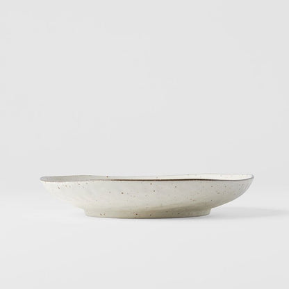 Dinner Plate Organic Shape 23cm Fleck Glaze V637-C1850