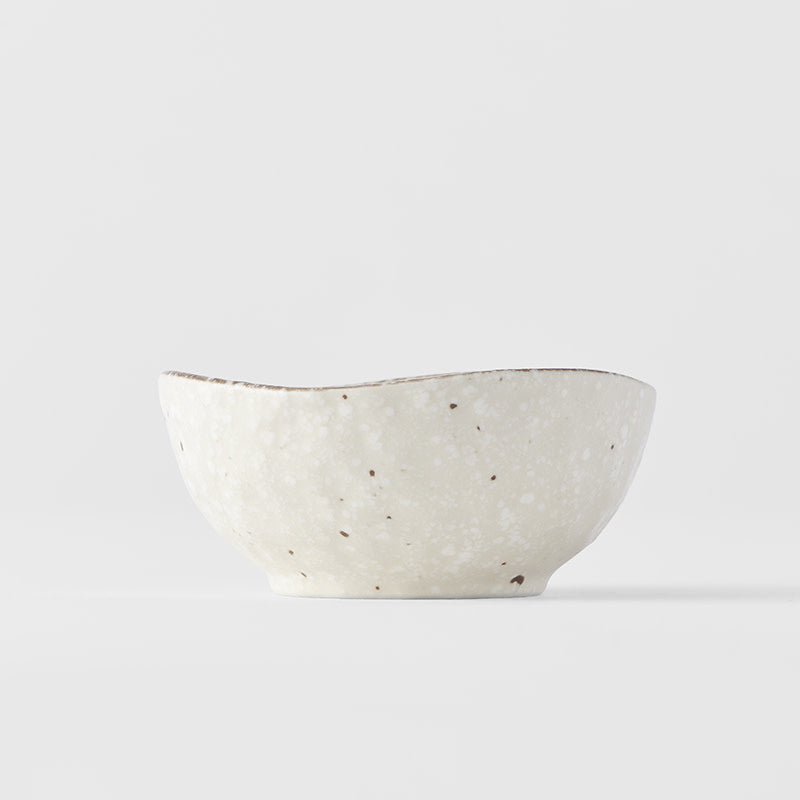 Sauce Dish Organic Shape 8.5cm Fleck Glaze V637-C1856