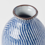 Sake Jug 8cm 300ml Wave Design V637-C1863