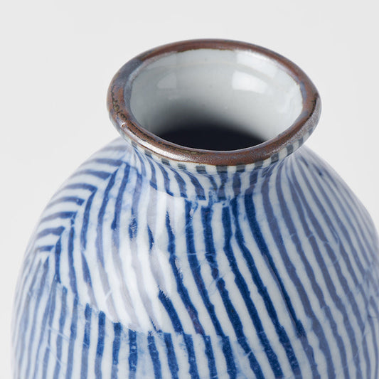 Sake Jug 8cm 300ml Wave Design V637-C1863