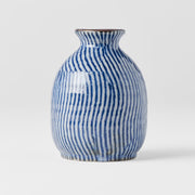 Sake Jug 8cm 300ml Wave Design V637-C1863