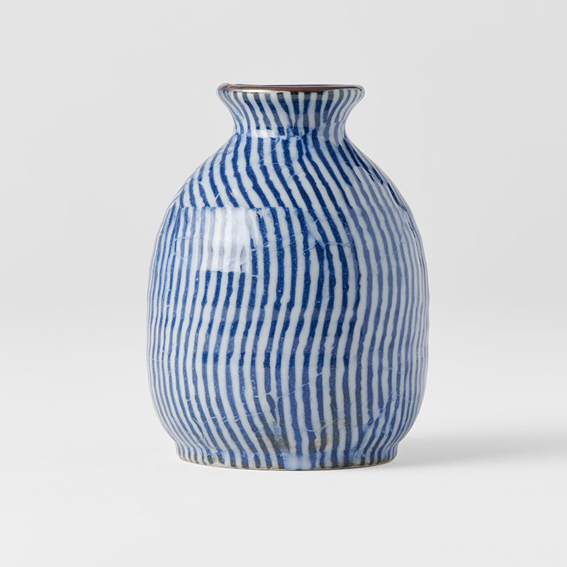 Sake Jug 8cm 300ml Wave Design V637-C1863