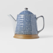 Teapot 400ml Wavy Line Design V637-C1866