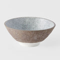 Udon Bowl 19.5cm Crazed Grey V637-C1918