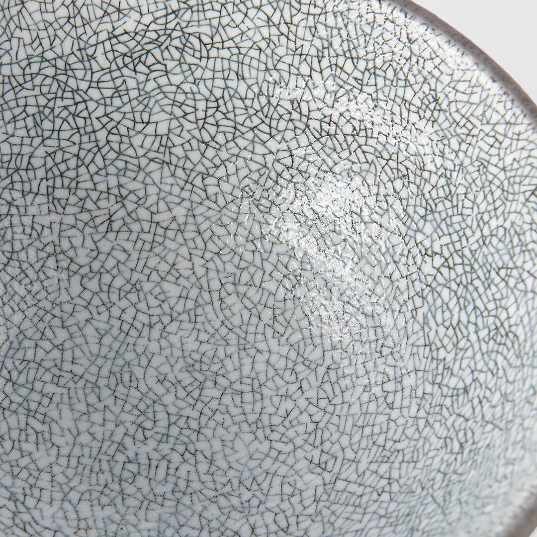 Bowl 15cm Crazed Grey Glaze V637-C1919