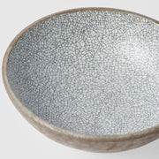 Tapas Bowl 13cm Crazed Grey Glaze V637-C1920