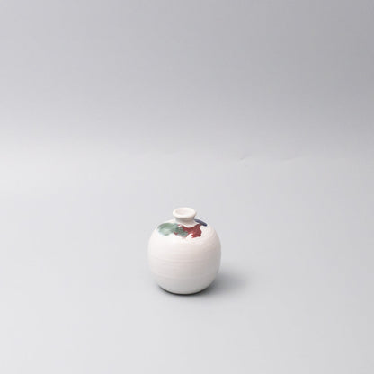 Vase Small Tricolor White Round V637-C2087TW