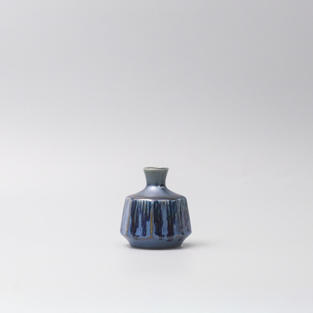 Vase Small Blue Ridge Octagon V637-C2087Z