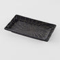 Sushi Plate 22cm Charcoal Net Design V637-C2142