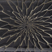 Sushi Plate 22cm Charcoal Net Design V637-C2142