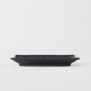 Sushi Plate 22cm Charcoal Net Design V637-C2142