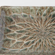 Sushi Plate 22cm Forest Green Net Design V637-C2144