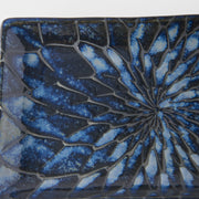 Sushi Plate 22cm Deep Blue Net Design V637-C2145