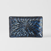 Sushi Plate 22cm Deep Blue Net Design V637-C2145